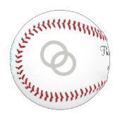 Personalisierter Name des Ringträgers Türkisch Baseball (Vorderseite Links)