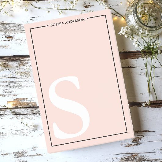 Personalisierter Name des rosa rosa Grafischen Mon Post-it Klebezettel