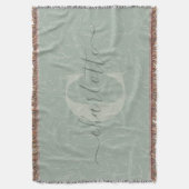 Personalisierter Name des rustikalen Blumenmusters Decke (Vorderseite Vertikal)