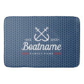 Personalisierter Name des Schiffes Badematte (Vorderseite)