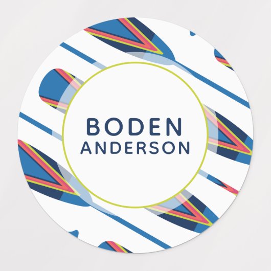 Personalisierter Name des Schiffes Wasserdicht Etiketten (Design 1)