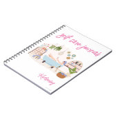 Personalisierter Name des Self Care Journal-Notebo Notizblock (Linke Seite)