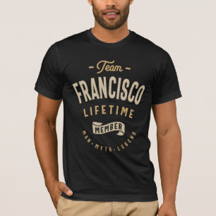 Personalisierter Name des Team Francisco LiveTime- T-Shirt