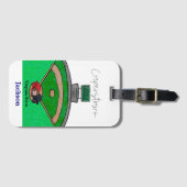 Personalisierter Name des Team-Teams in Zusammenar Gepäckanhänger (Vorderseite (Horizontal))