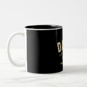 Personalisierter Name des Teams Davis Lifetime Zweifarbige Tasse (Links)