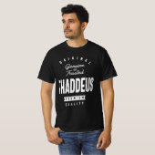 Personalisierter Name des Thaddeus T-Shirt (Vorne ganz)