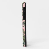 Personalisierter Name des tropischen Blatts Case-Mate iPhone Hülle (Hinten/Links)
