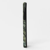 Personalisierter Name des tropischen Blatts und An Case-Mate iPhone Hülle (Hinten/Links)