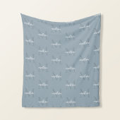Personalisierter Name des trostlosen blauen Repeti Fleecedecke
