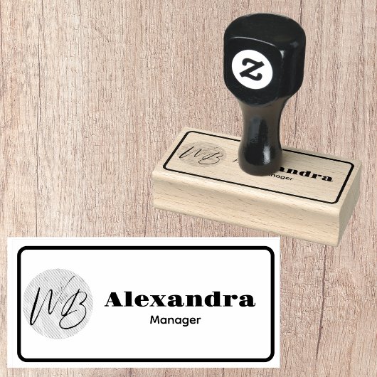 Personalisierter Name des Unternehmens-Restaurant Gummistempel