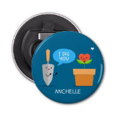 Personalisierter Name des Valentinstag Flaschenöffner (Vorderseite)