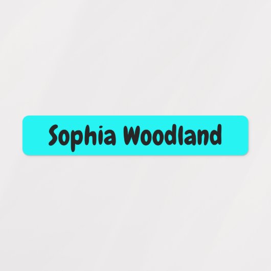 Personalisierter Name des wasserdichten Ozeans Etiketten (Design 1)