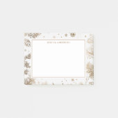 Personalisierter Name des Weihnachtsblattes Post-it Klebezettel (Vorderseite)