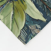 Personalisierter Name des Weihnachtsfilms  Fleecedecke (Ecke)