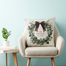 Personalisierter Name des Weihnachtskranzes