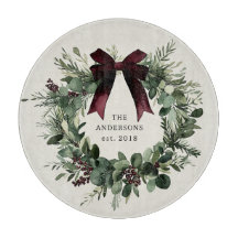 Personalisierter Name des Weihnachtskranzes