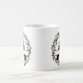 Personalisierter Name des Weihnachtsschreibens Kaffeetasse (Mittel)