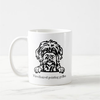 personalisierter Name des Wildhundes Kaffeetasse