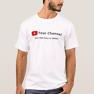 Personalisierter Name des YouTube-Kanals T-Shirt