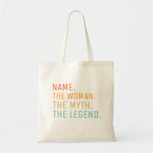 Personalisierter Name Die Frau Der Mythos Die Lege Tragetasche
