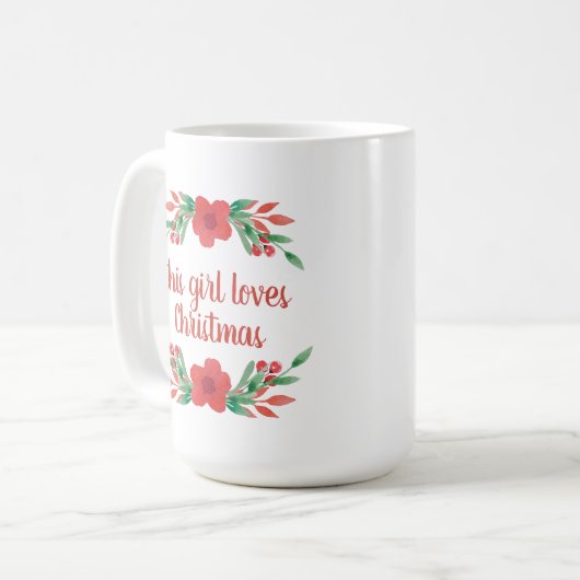 Personalisierter Name diese Kaffeetasse (Vorderseite Links)