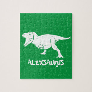 Personalisierter Name Dinosaurier Puzzle