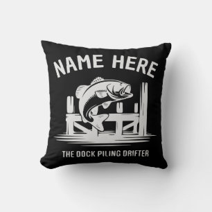 Personalisierter Name Dock Schatten Bass Kissen