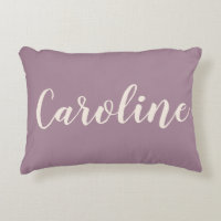 Personalisierter Name Dusty Lila Minimalistisches