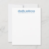 Personalisierter Name E-Mail-Telefonzentrale Mitteilungskarte (Vorderseite)