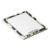 Personalisierter Name Editor Notizblock (angewinkelt)