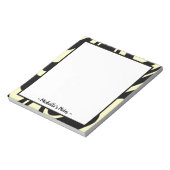 Personalisierter Name Editor Notizblock (Rotiert)