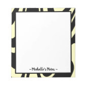 Personalisierter Name Editor Notizblock (Vorderseite)