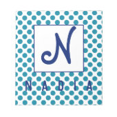 Personalisierter Name Editor Notizblock (Vorderseite)