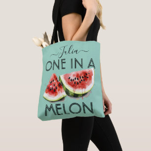 Personalisierter Name EINE IN EINER MELONE Sommer- Tasche
