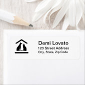 personalisierter Name einer Katze (Insitu)