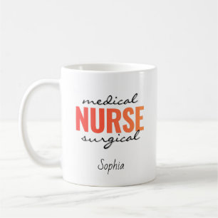 Personalisierter Name einer medizinisch-chirurgisc Kaffeetasse