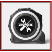 Personalisierter Name eines benutzerdefinierten Ge Maßband