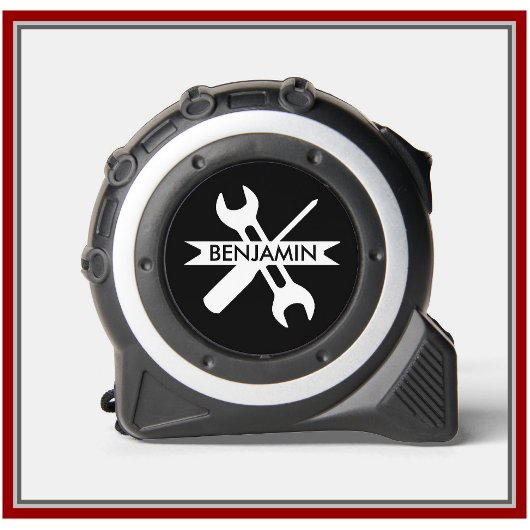 Personalisierter Name eines benutzerdefinierten Ge Maßband