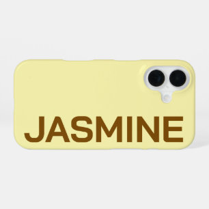 Personalisierter Name Einfach Minimal Monogramm Mo iPhone 16 Hülle