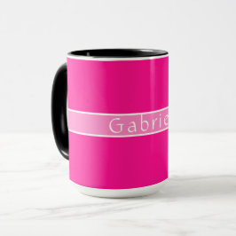 Personalisierter Name Einfach scharf Tasse