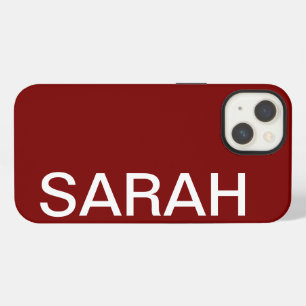 Personalisierter Name Einfach Stilvoll Modern Cher iPhone 13 Hülle