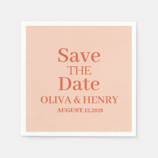 PERSONALISIERTER NAME EINFACH STILVOLL SAVE THE DA SERVIETTE