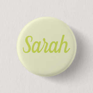PERSONALISIERTER NAME EINFACH STYLISCH MODERN KLAS BUTTON