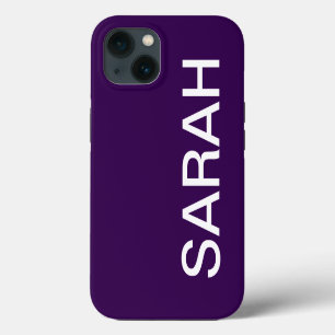 Personalisierter Name Einfach Stylisch Modern Mini iPhone 13 Hülle