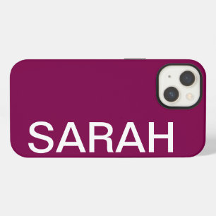 Personalisierter Name Einfach Stylisch Moderne Mon iPhone 13 Hülle