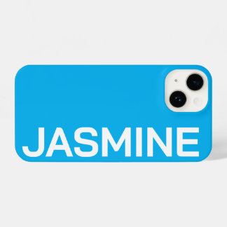 Personalisierter Name Einfache Minimale Monogram M iPhone 14 Hülle