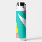 Personalisierter Name Einzigartiger Abstrakter Reg Trinkflasche (Vorne)