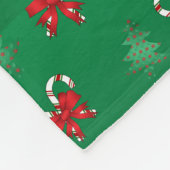 Personalisierter Name Eisbärenbrust Fleecedecke (Ecke)