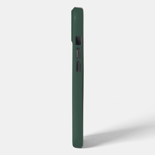 Personalisierter Name Elegant Mineral Green Gray Case-Mate iPhone Hülle (Rückseite / Links)