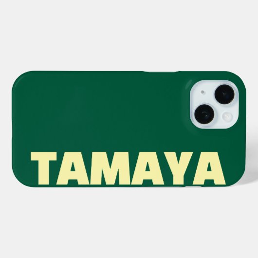 Personalisierter Name Elegant Modern Minimal Darkg Case-Mate iPhone Hülle (Rückseite (Horizontal))